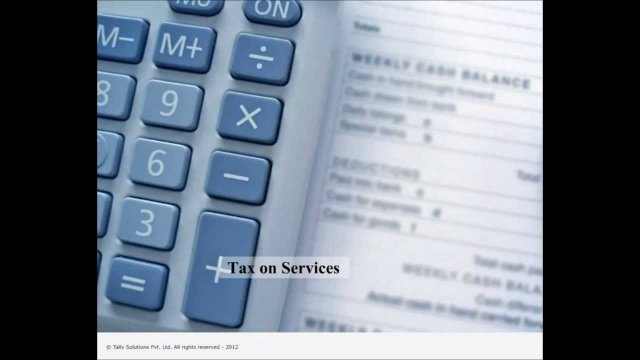 Service Tax in Tally.ERP 9