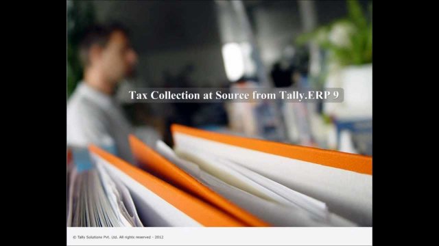 Tax Collected at Source (TCS) in Tally.ERP 9